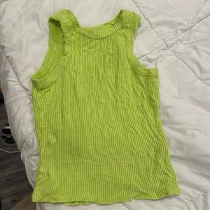 high neck ribbed top